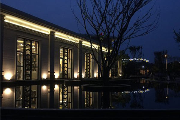 wall washing a hotel with a 30 degree beam angle